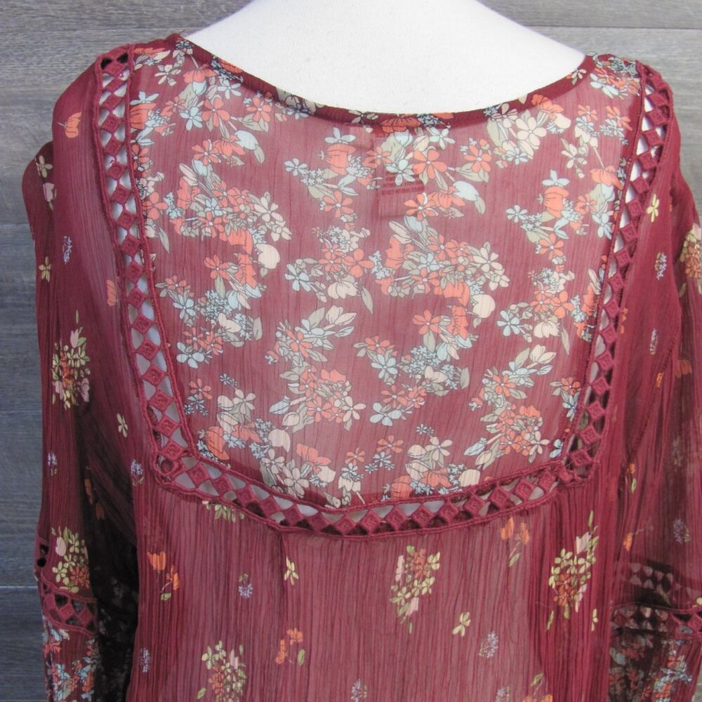 SUNDANCE LADIES SHEER SHIRT SIZE XL NWT - Picture 6 of 11